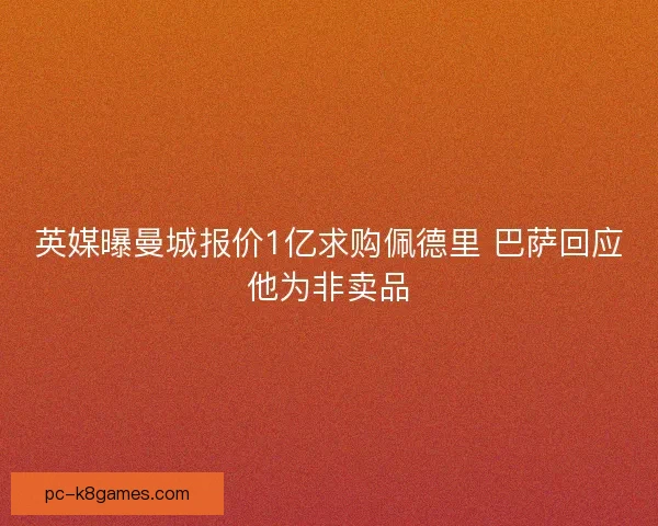 英媒曝曼城报价1亿求购佩德里 巴萨回应他为非卖品